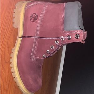 Wine Colored Timberlands